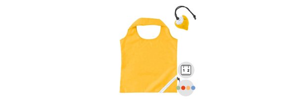 Faltbare Taschen mit angenähtem Etui