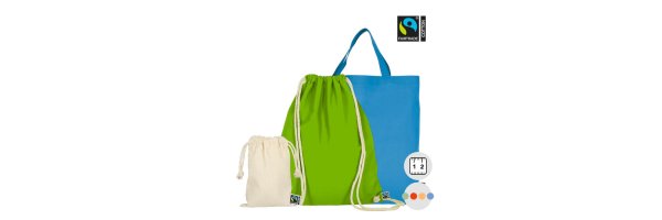 Stofftaschen &amp; Beutel aus Fairtrade-Baumwolle