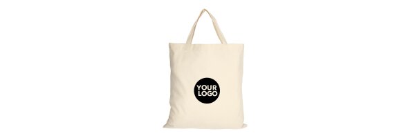 Bedruckte Baumwolltaschen 38x42cm - kurze Henkel