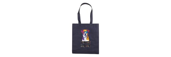 Bedruckte PP Non Woven Taschen gesiegelt 36x40 - Lange Henkel