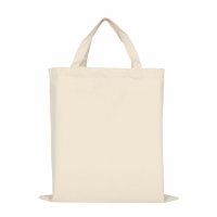 Stofftasche aus Canvas mit kurze Henkel 38x42cm - natur