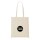 Stofftasche aus Canvas mit lange Henkel 38x42cm - natur - bedruckt