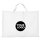 XXL-Baumwolltasche - Big Bag - Format 70x50 cm - weiß mit Logo bedruckt