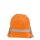 Nylon-Rucksack mit Reflektorband - Format 36x40 cm - orange