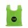 Etui mit Druckknopf & Karabinerhaken - faltbare Einkaufstasche 40x38 cm - grün