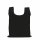 Faltbare Einkaufstasche 40x38 cm mit separatem Etui - schwarz bedruckt