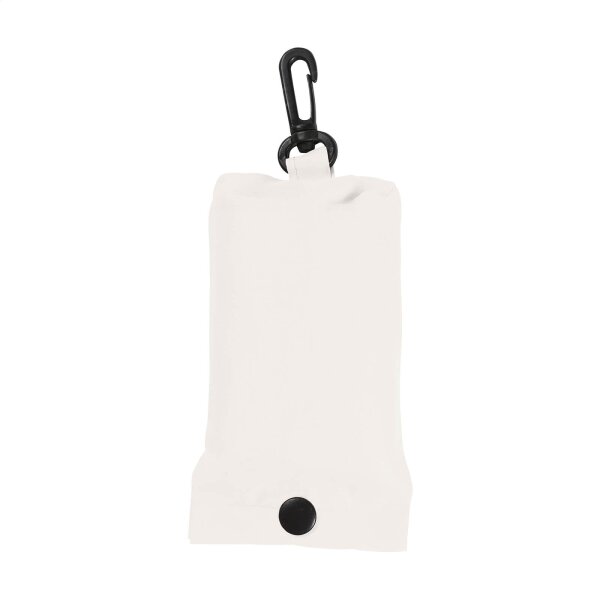 Faltbare Einkaufstasche 40x38 cm mit separatem Etui - weiss