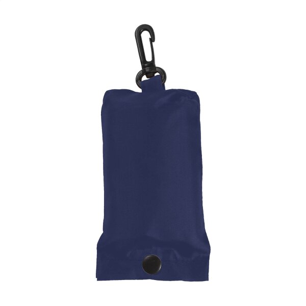 Faltbare Einkaufstasche 40x38 cm mit separatem Etui - dunkelblau