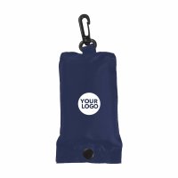 Faltbare Einkaufstasche im Etui - 40x38 cm - dunkelblau