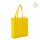 Shopper Non-Woven - Vliestaschen mit zwei langen Henkeln - Boden- und Seitenfalte - Format 38+10x42 cm - gelb