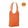 Auslaufartikel: Shopper Non-Woven - Format 34+14x41cm - lange Henkel & Bodenfalte - orange