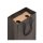 2er Flaschentragetasche aus Recycling-Papier - Format 20+09x38 cm - VPE 100 Stück - 170 g/m² - Recycling Kraftpapier - schwarz