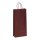 2er-Flaschentasche aus Papier im Format 18x8x39,5 cm - rot