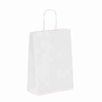 Papiertragetasche mit Papierkordeln - 22+10x28 cm –...