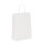 Papiertragetasche mit Papierkordeln - 22+10x28 cm – weiß