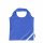 Faltbare Einkaufstasche Erdbeerform 38x38cm - blau - entfaltet