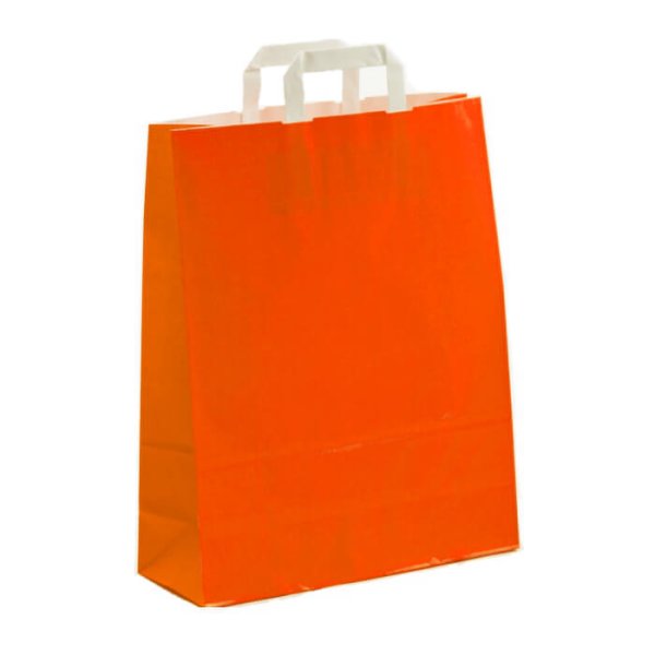 papiertragetaschen-flachhenkel-orange-32x12x40cm