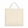 Stofftasche mit Bodenfalte & kurze Henkeln - Format 42x42+10 cm - 280 g/m² - naturfarben