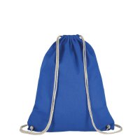 Baumwollrucksack - Format 38x46 cm - Tragekordeln -...