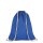 Baumwollrucksack - Format 38x46 cm - Tragekordeln - royalblau