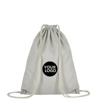 Baumwollrucksack - Format 38x46 cm - Tragekordeln -...