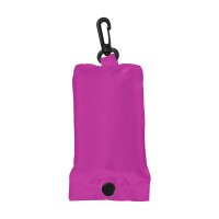 Faltbare Einkaufstasche 40x38 cm mit separatem Etui - pink