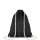 Baumwollrucksack - Format 38x46 cm - Tragekordeln - schwarz