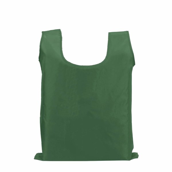Faltbare Einkaufstasche im Etui - Format ca. 38x50 cm - dunkelgrün 