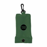 Faltbare Einkaufstasche im Etui - 40x38 cm - dunkelgrün