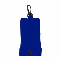 Faltbare Einkaufstasche 40x38 cm mit separatem Etui - blau