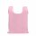 Faltbare Einkaufstasche 40x38 cm mit separatem Etui - rosa bedruckt