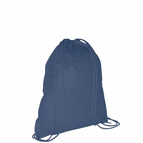 Non-Woven-Rucksack - Format 38x46 cm - Tragekordeln - dunkelblau
