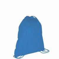 Non-Woven-Rucksack - Format 38x46 cm - Tragekordeln - hellblau