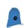 Non-Woven-Rucksack - Format 38x46 cm - Tragekordeln - hellblau - bedruckt mit Logo