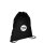 Non-Woven-Rucksack - Format 38x46 cm - Tragekordeln - schwarz - bedruckt mit Logo