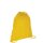 Non-Woven-Rucksack - Format 38x46 cm - Tragekordeln - gelb