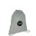 Non-Woven-Rucksack - Format 38x46 cm - Tragekordeln - grau - bedruckt mit Logo