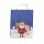 Weihnachtliche Papiertragetasche mit Flachhenkel - Format 26+12x35 cm - Kraftpapier weiß 80 g/qm - je VPE 250 Stück - Christmas Friends