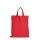 Mittelgroße Baumwolltasche 28x32 cm - rot