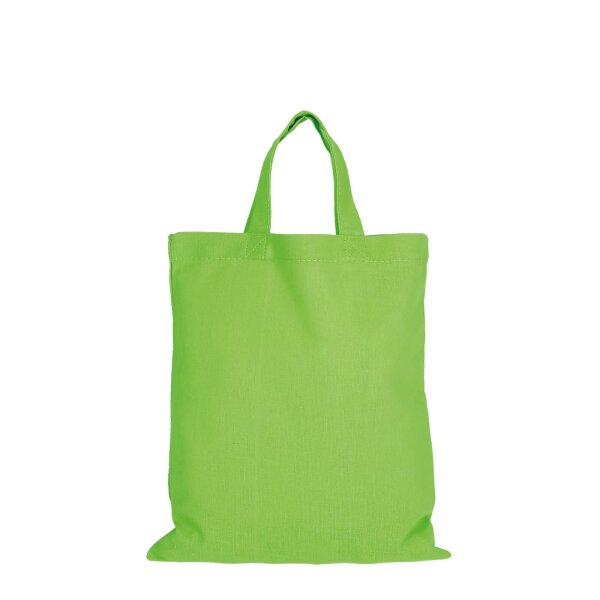 Mittelgroße Baumwolltasche 28x32 cm - hellgrün