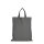 Mittelgroße Baumwolltasche 28x32 cm - stahlgrau