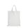 Mittelgroße Baumwolltasche 28x32 cm - weiß