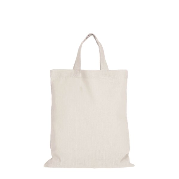 Mittelgroße Baumwolltasche 28x32 cm - natur