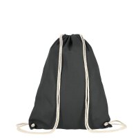 Baumwollrucksack - Format 38x46 cm - Tragekordeln -...