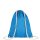 Baumwollrucksack - Format 38x46 cm - Tragekordeln - hellblau