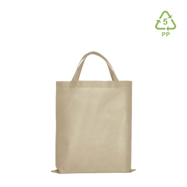 Non-Woven Tasche im Format 22x26 cm - natur