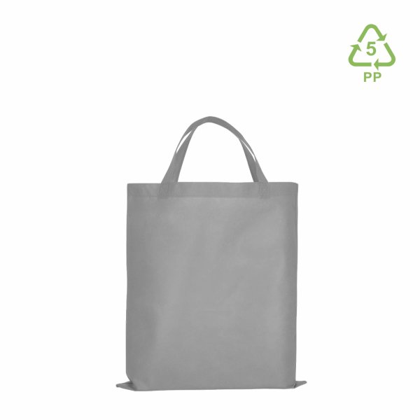 Non-Woven Tasche im Format 22x26 cm - hellgrau