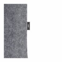 RPET Filz-Shopper - Format 36x40 cm - lange Griffe - grau