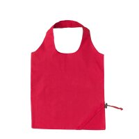 Faltbare Baumwolltasche - Format 38x38 cm - Erdbeerform -...