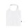 Faltbare Baumwolltasche - Format 38x38 cm - Erdbeerform - weiß - entfaltet